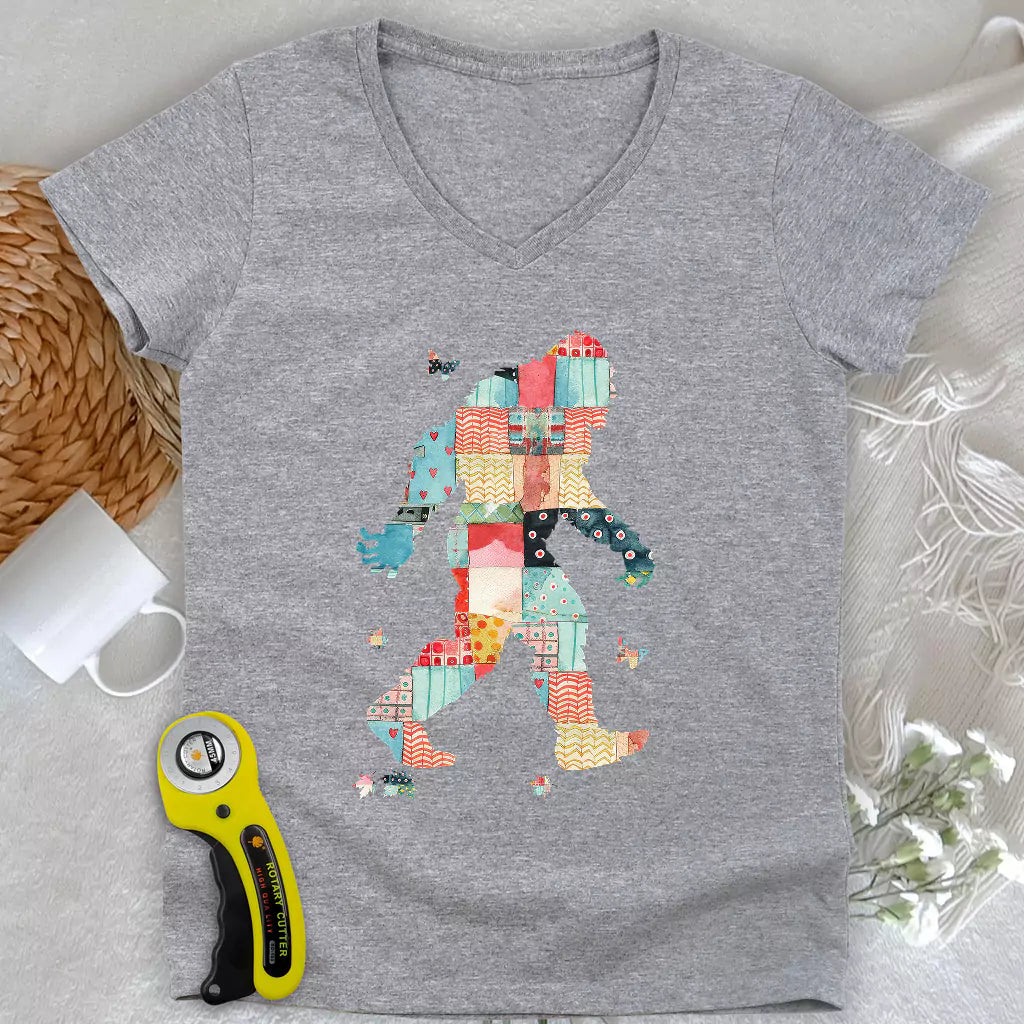 Bigfoot Lady V-neck
