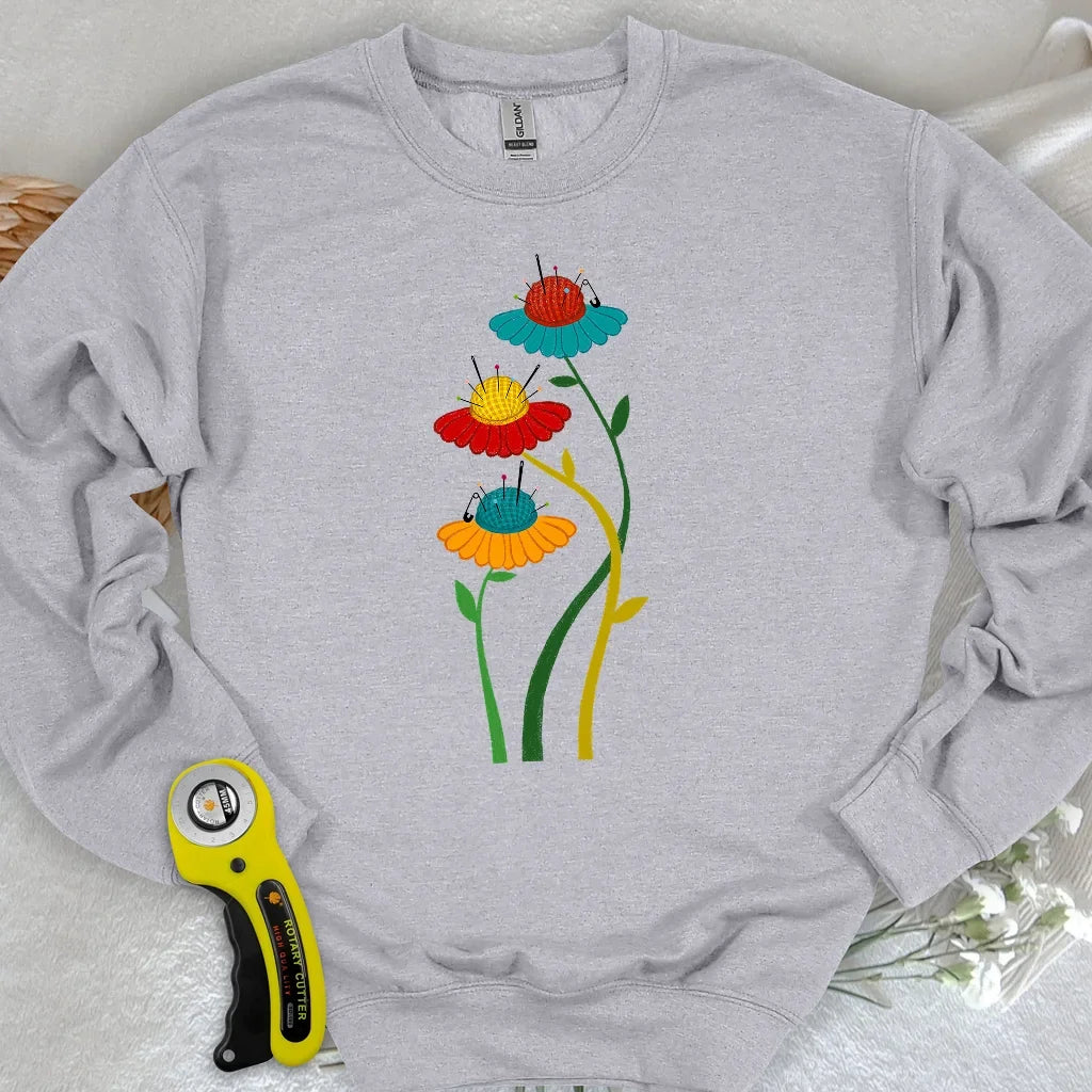 Blooming Pin Cushions Sweatshirt