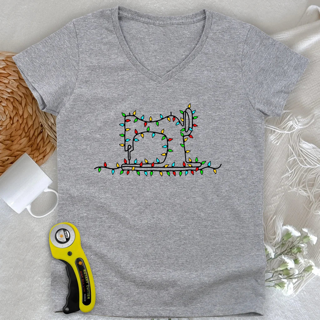 Bright Machine Lady V-neck