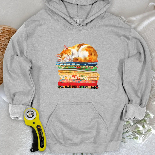 Cat And Fabric Hoodie