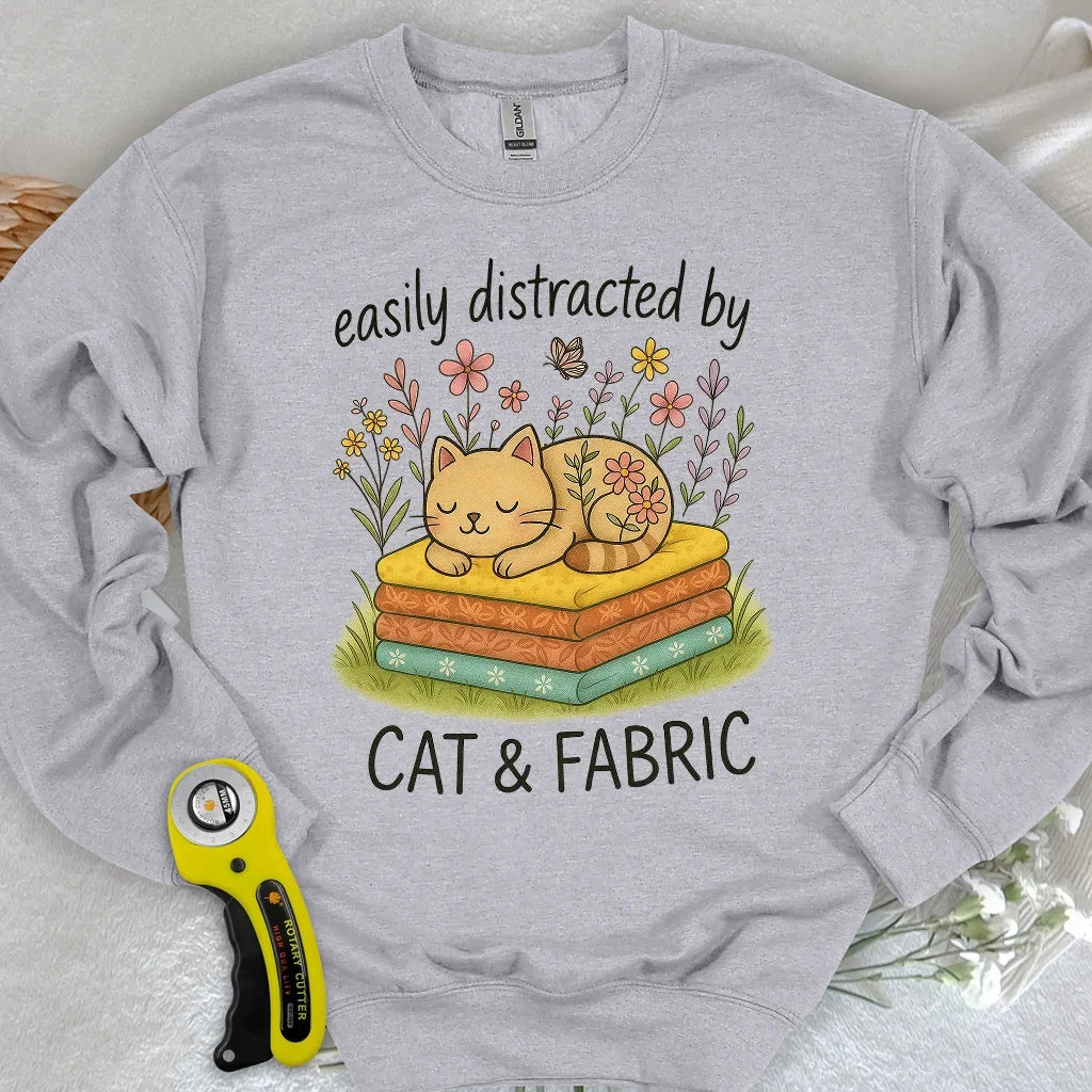 Cat Nap for Quilters Sweatshirt