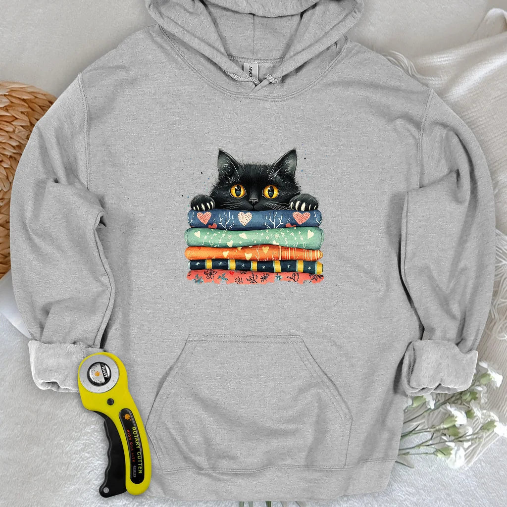 Cat On The Fabric Hoodie