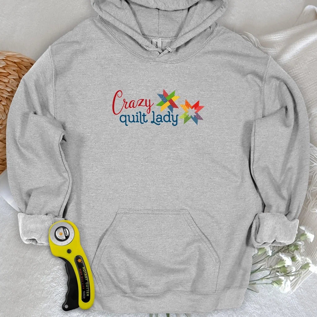 Crazy quilt lady Hoodie
