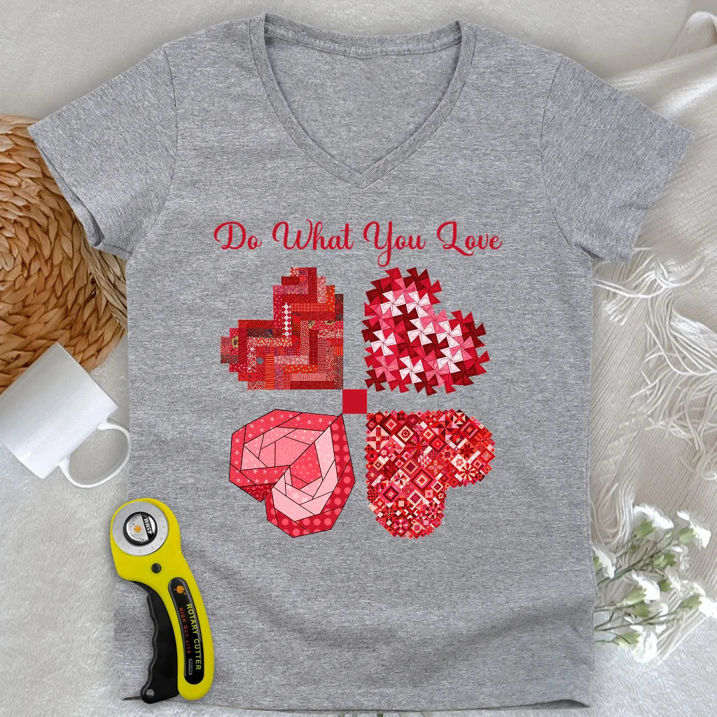 Do What You Love Lady V-neck