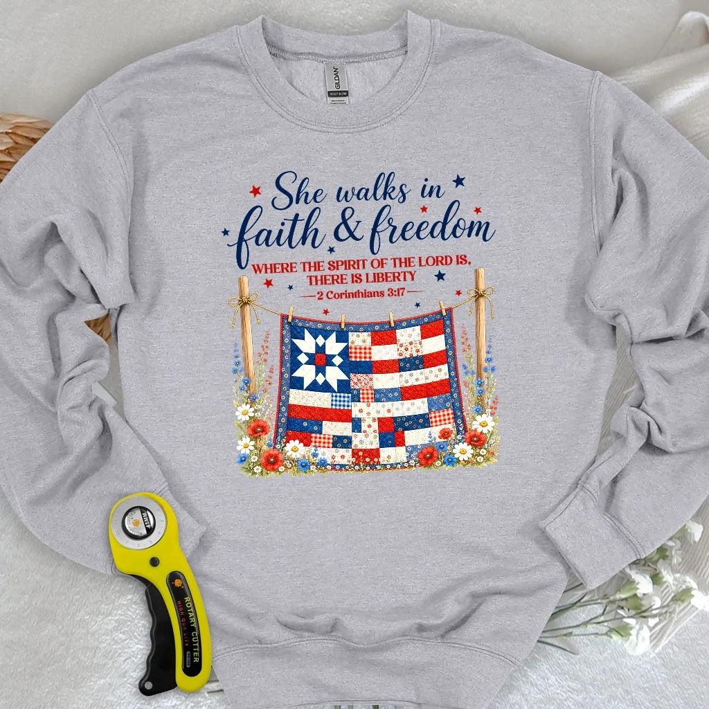 Faithfully Pieced Sweatshirt