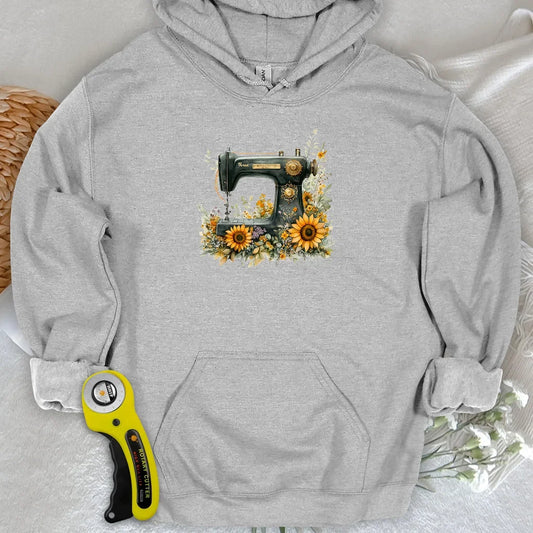 Floral Sewing Machine Hoodie