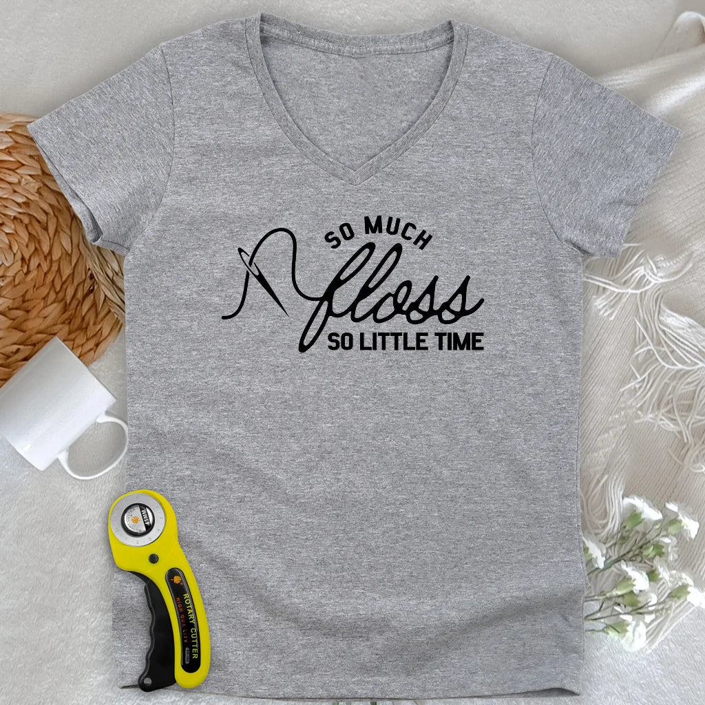 Floss & Time Lady V-neck