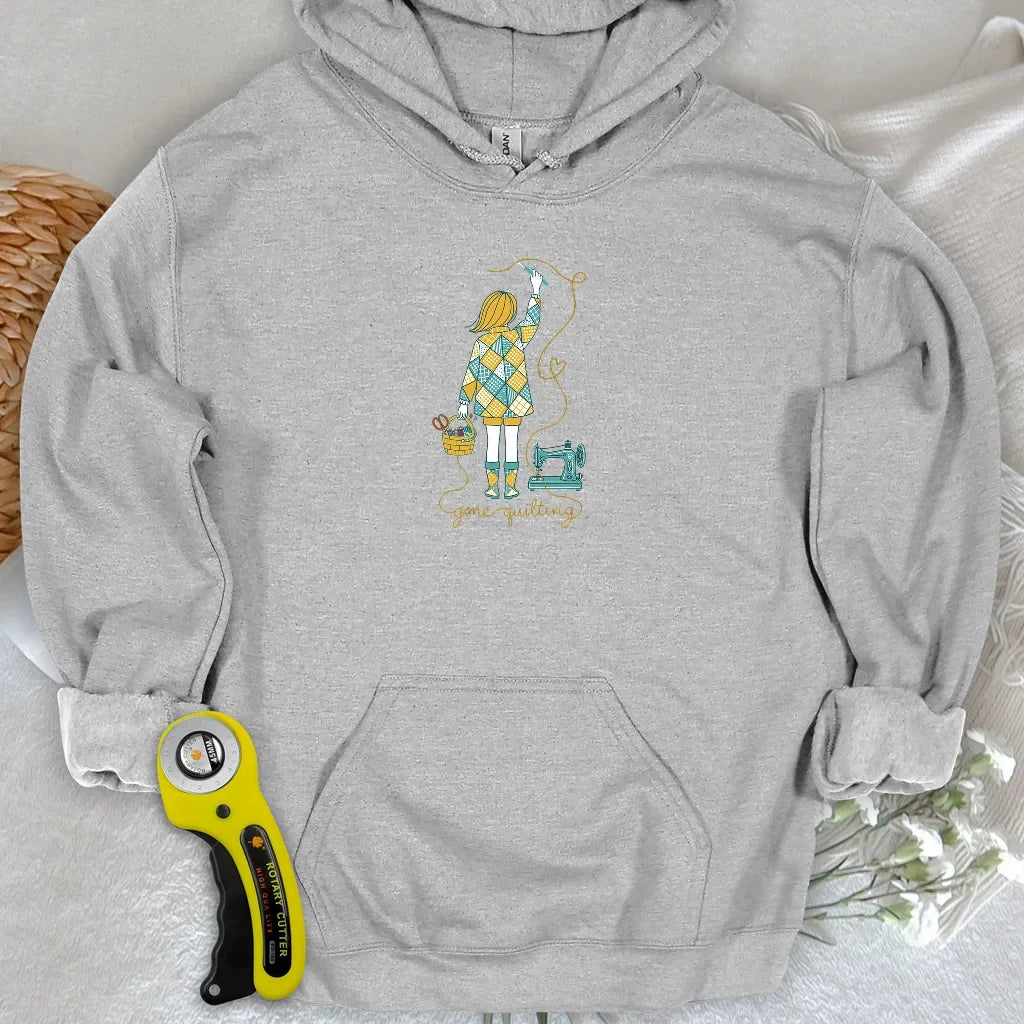 Gone quilting Hoodie