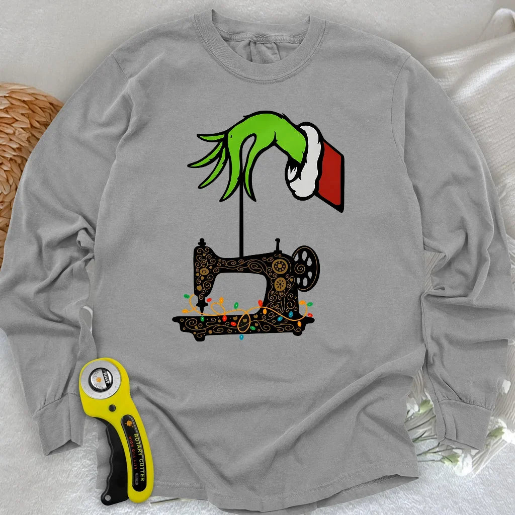 Grinch Stole Stitches Long Sleeve T-shirt