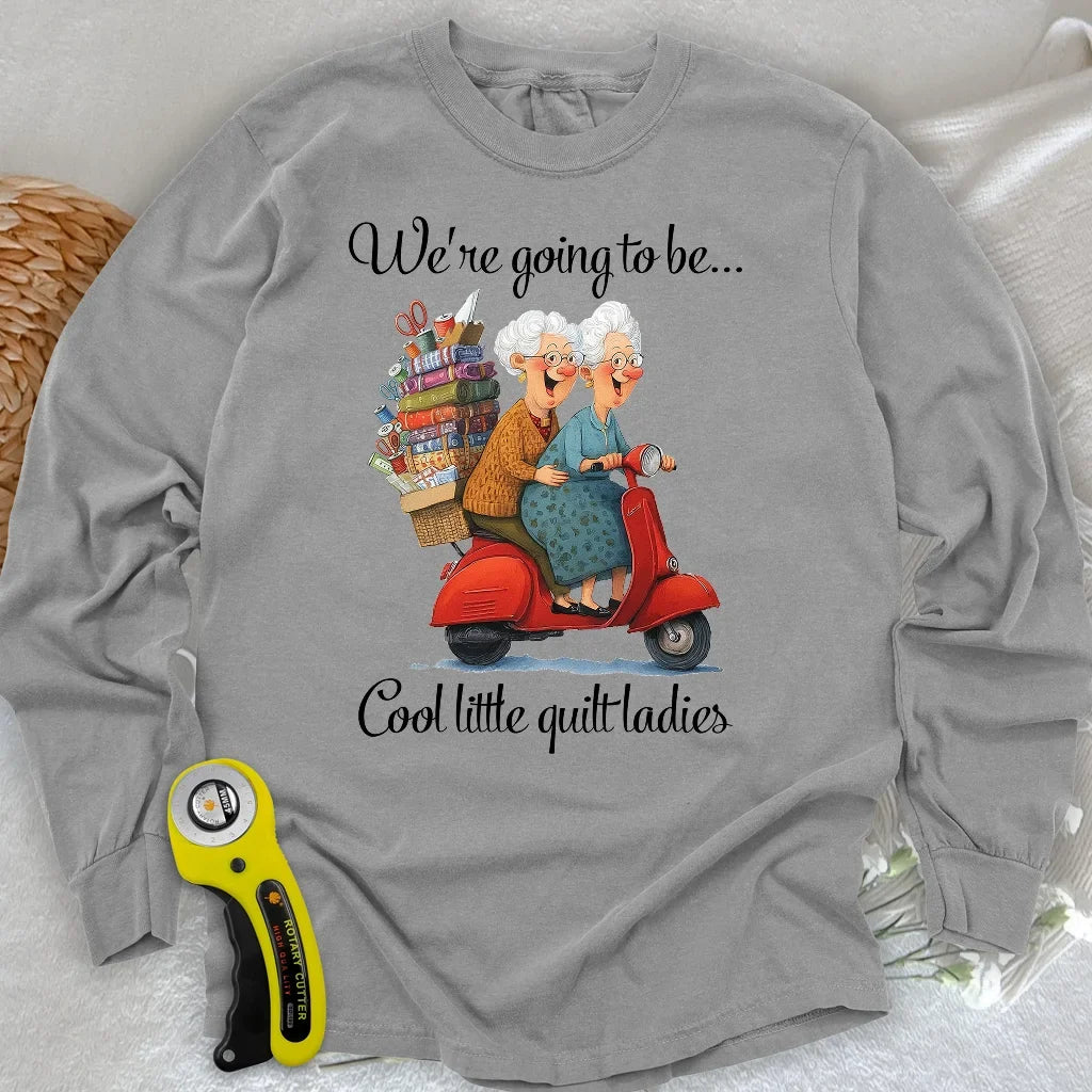 Little Quilt Ladies Long Sleeve T-shirt