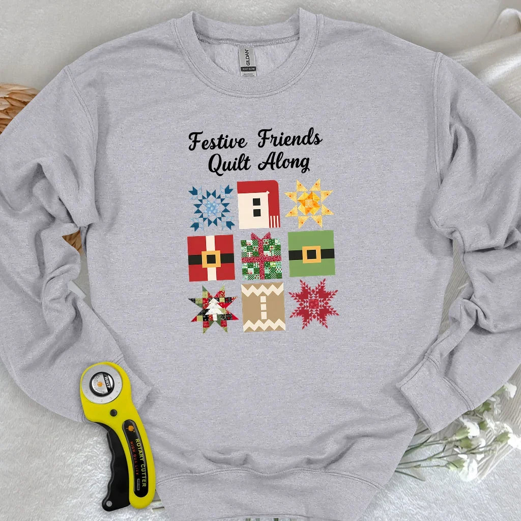 Merry Makers Quilt Sweatshirt
