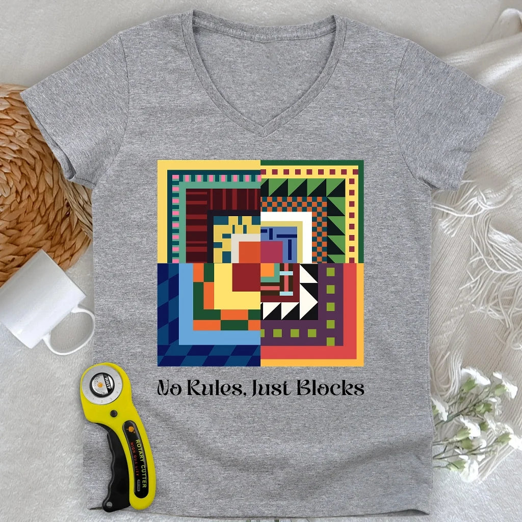 Modern Quilter Mind Lady V-neck