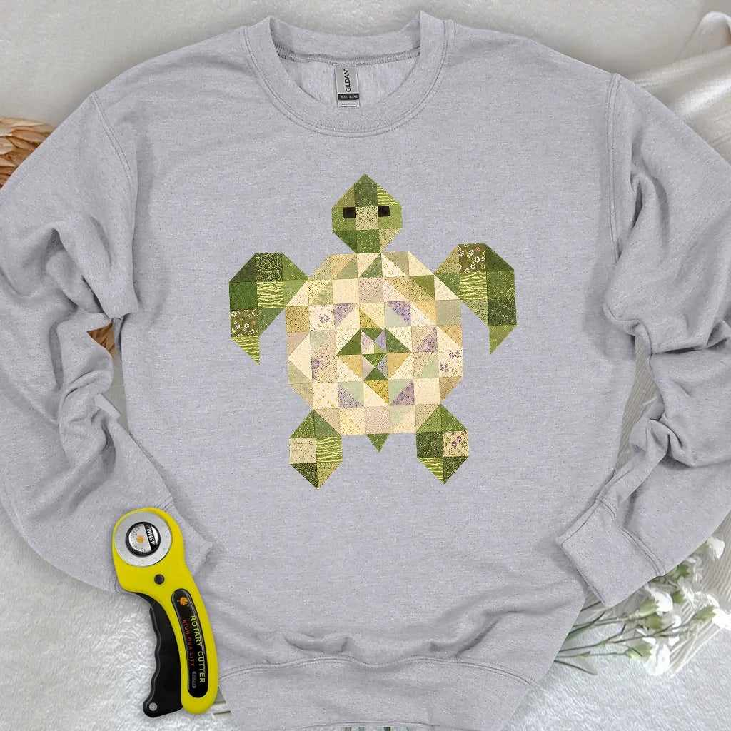 Patchwork Turtle Sweatshirt