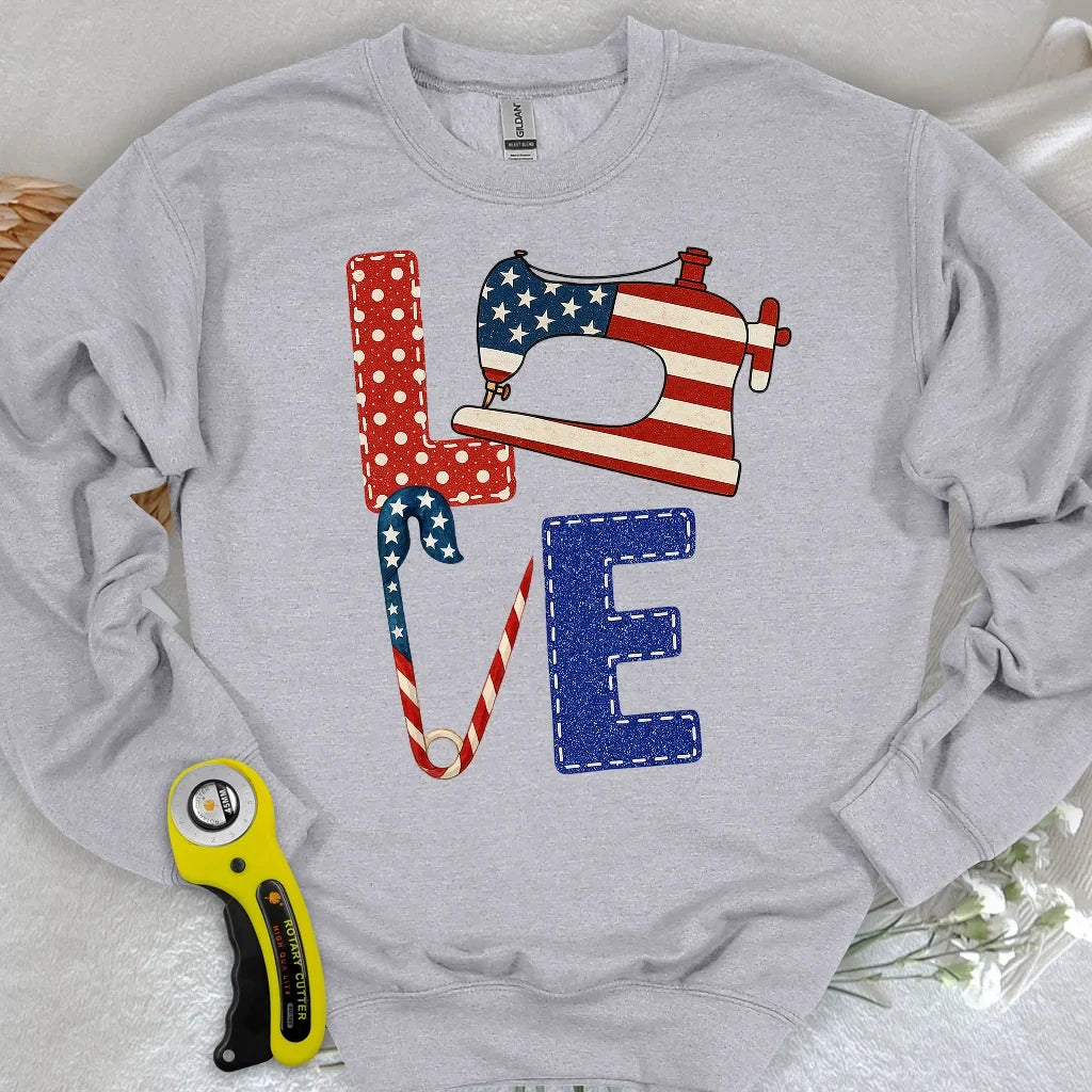 Patriotic Sewist Sweatshirt