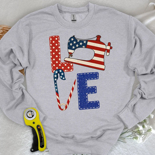 Patriotic Sewist Sweatshirt