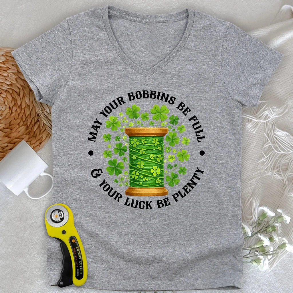 Plenty of Luck Lady V-neck