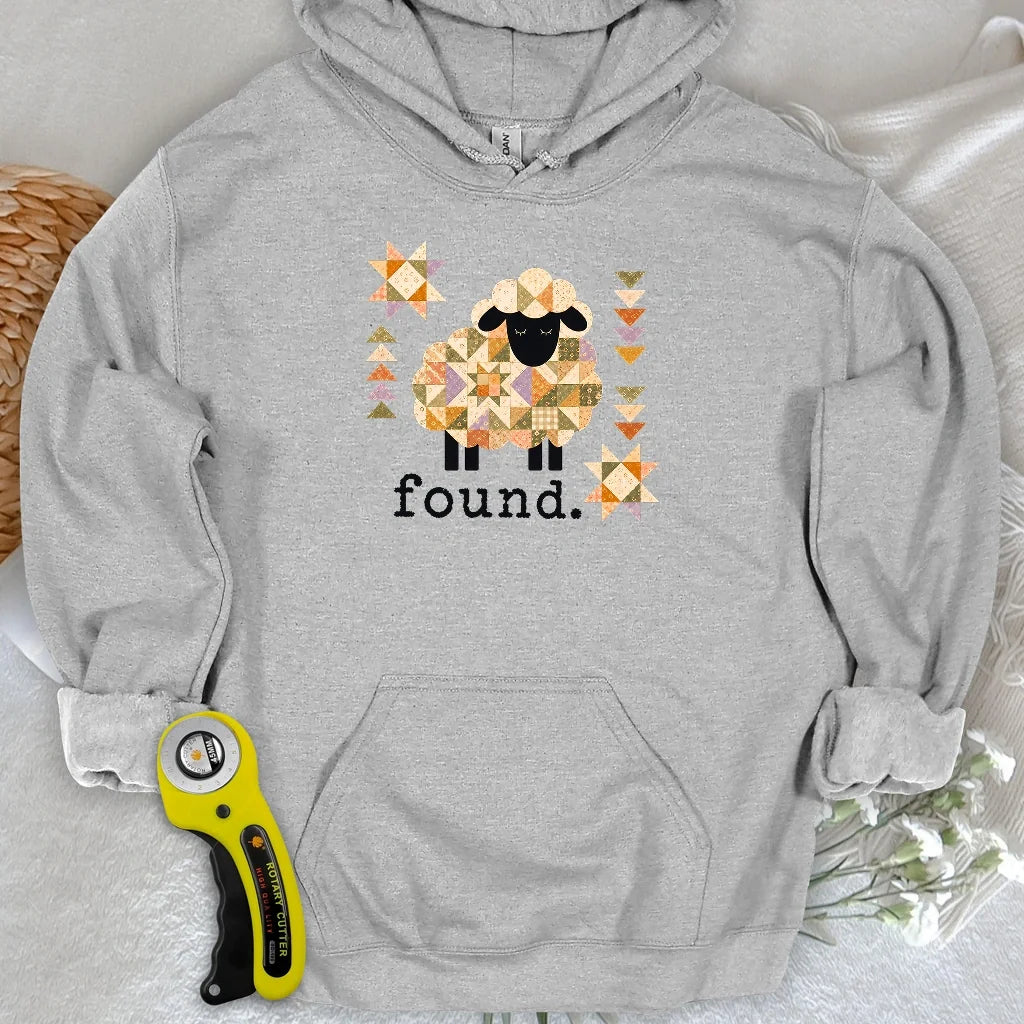 Psalm 23 Patchwork Sheep Hoodie