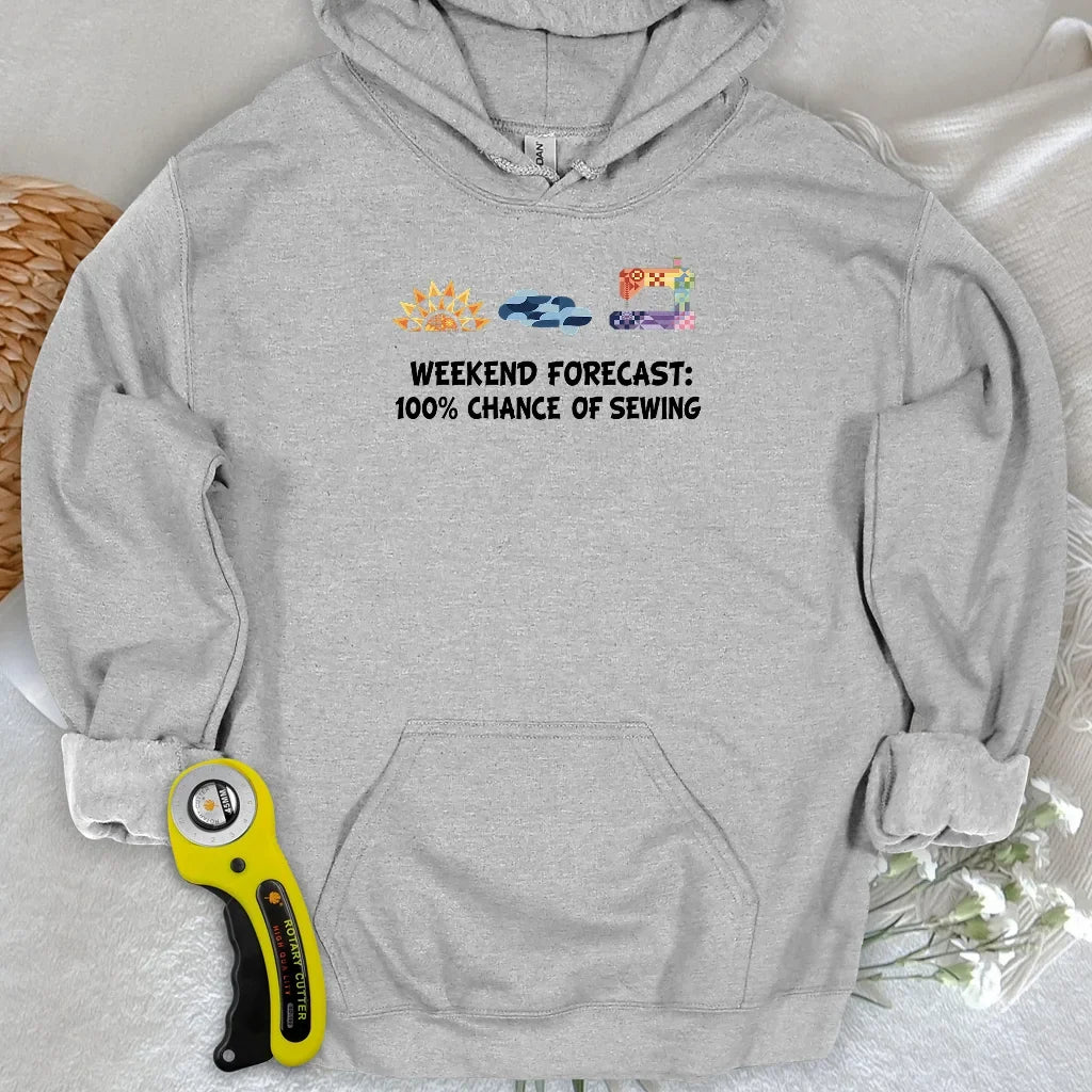 Quilter Weekend Forecast Hoodie