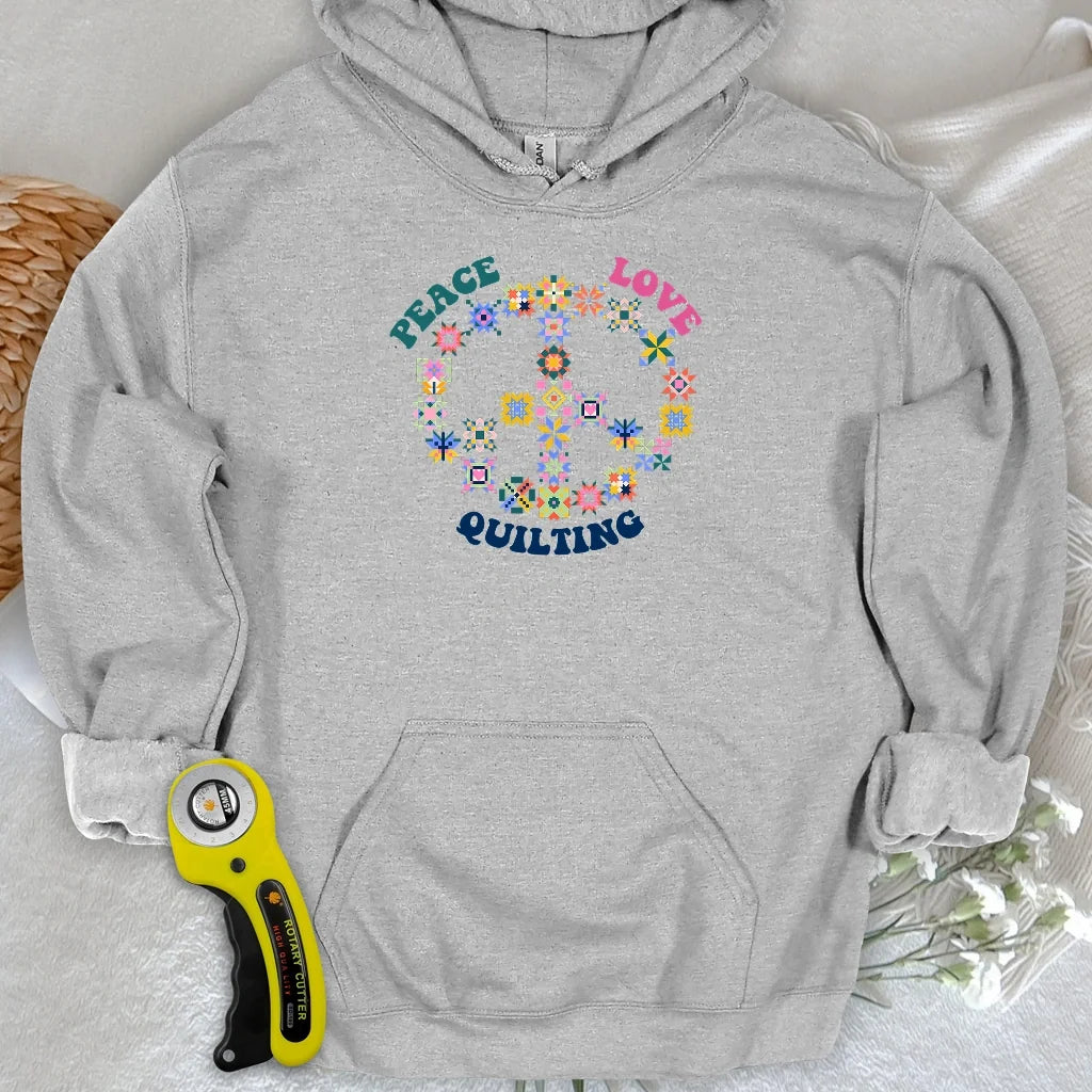 Quilting Brings Peace Hoodie