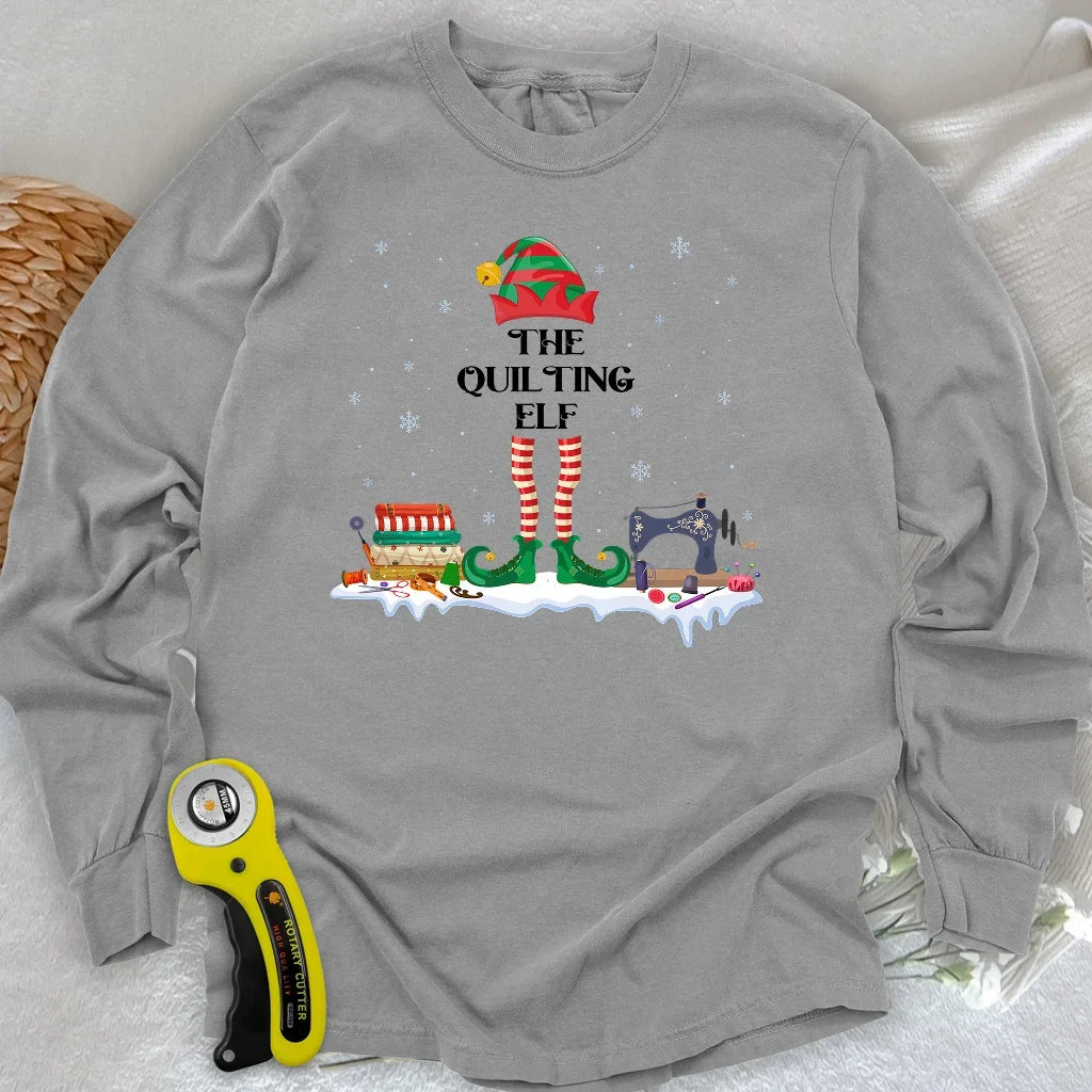 Quilting ELF Long Sleeve T-shirt