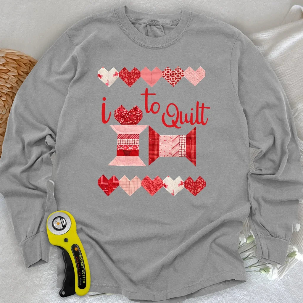 Quilting Love Long Sleeve T-shirt