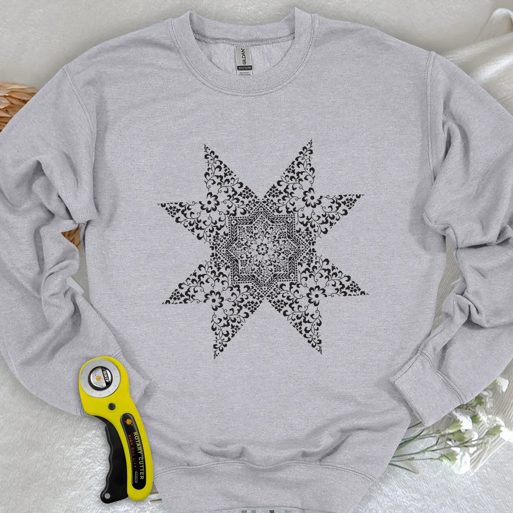 Quilting Mandala Sweatshirt