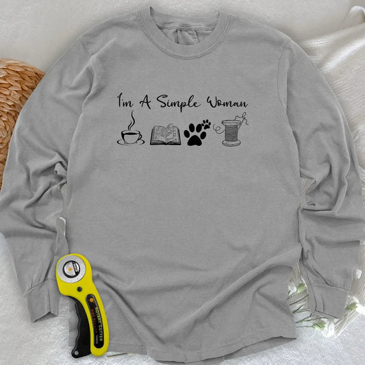 Quilting Woman Long Sleeve T-shirt