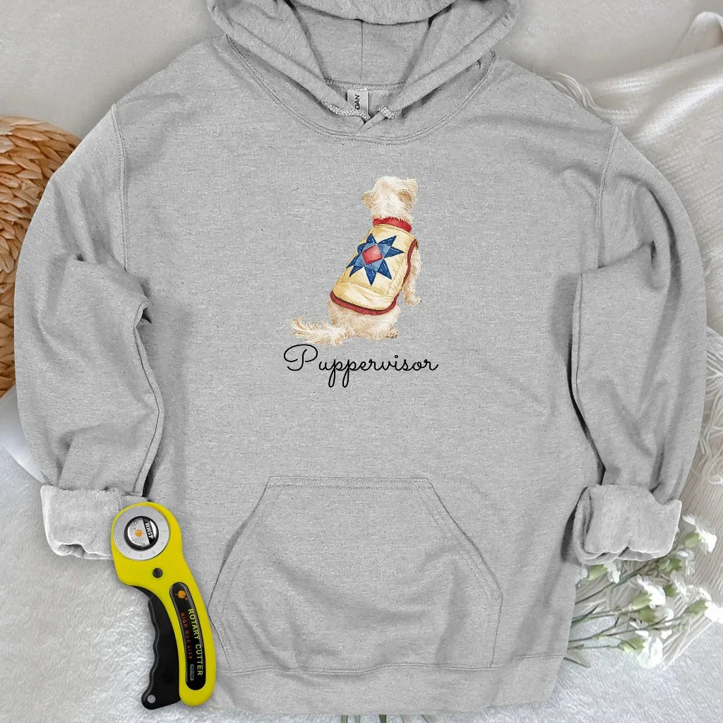 Quilty Pup Star Hoodie