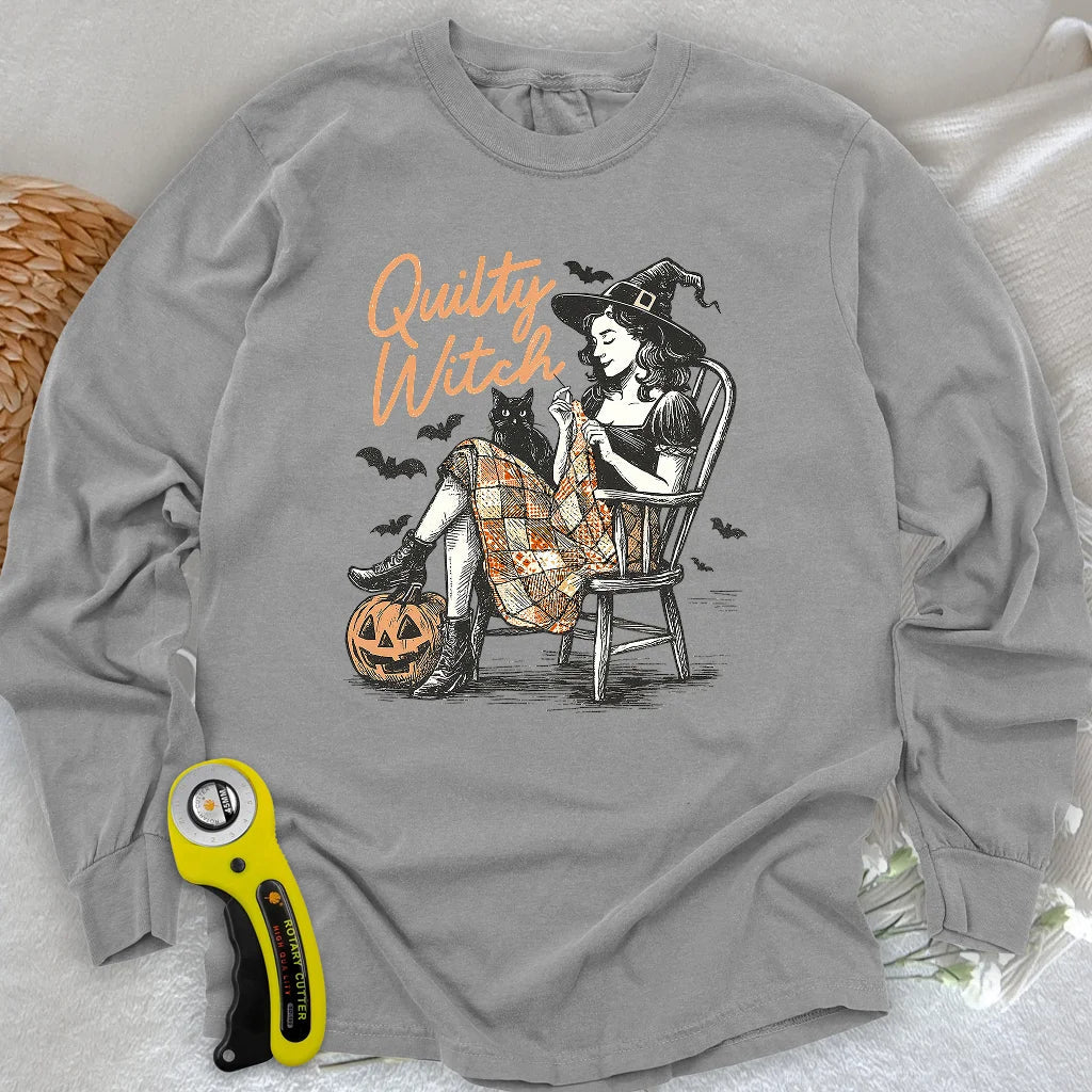 Quilty Witch Long Sleeve T-shirt