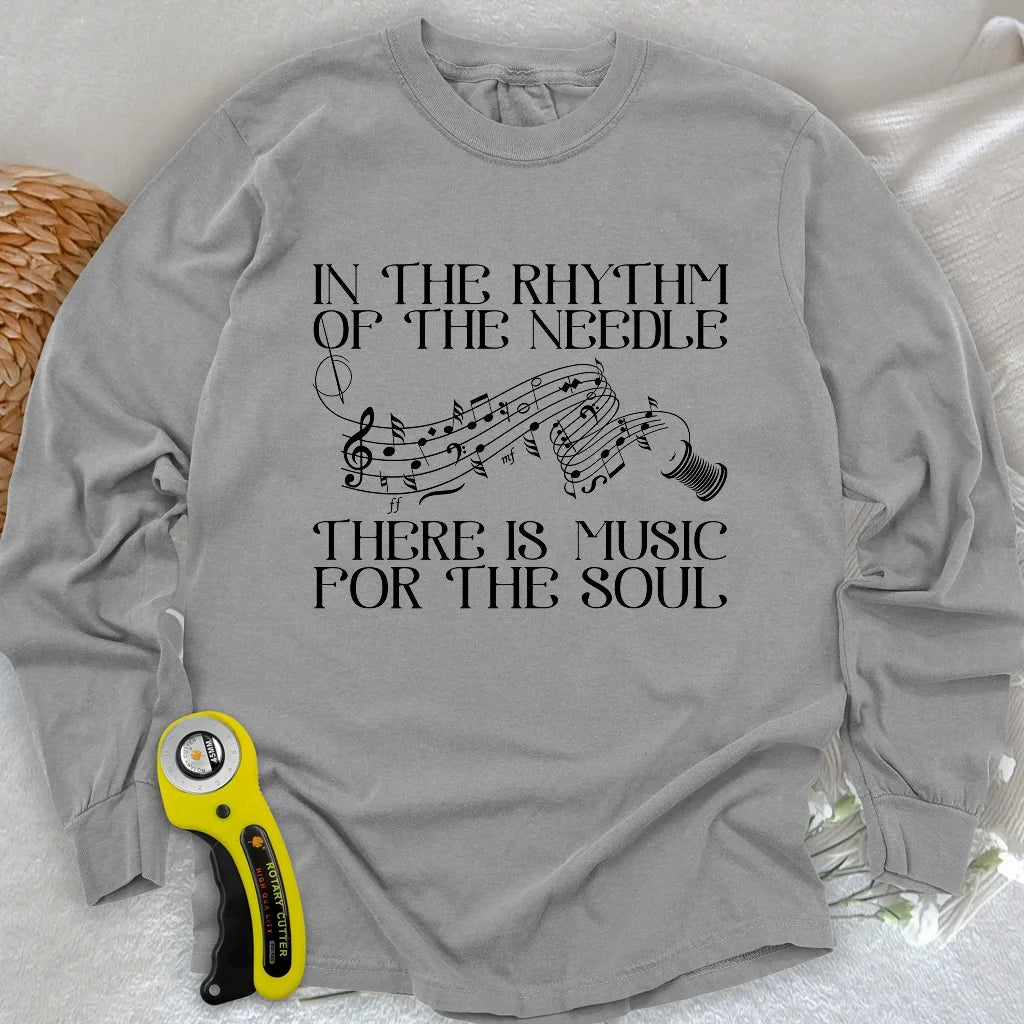 Rhythm Of Needle Long Sleeve T-shirt