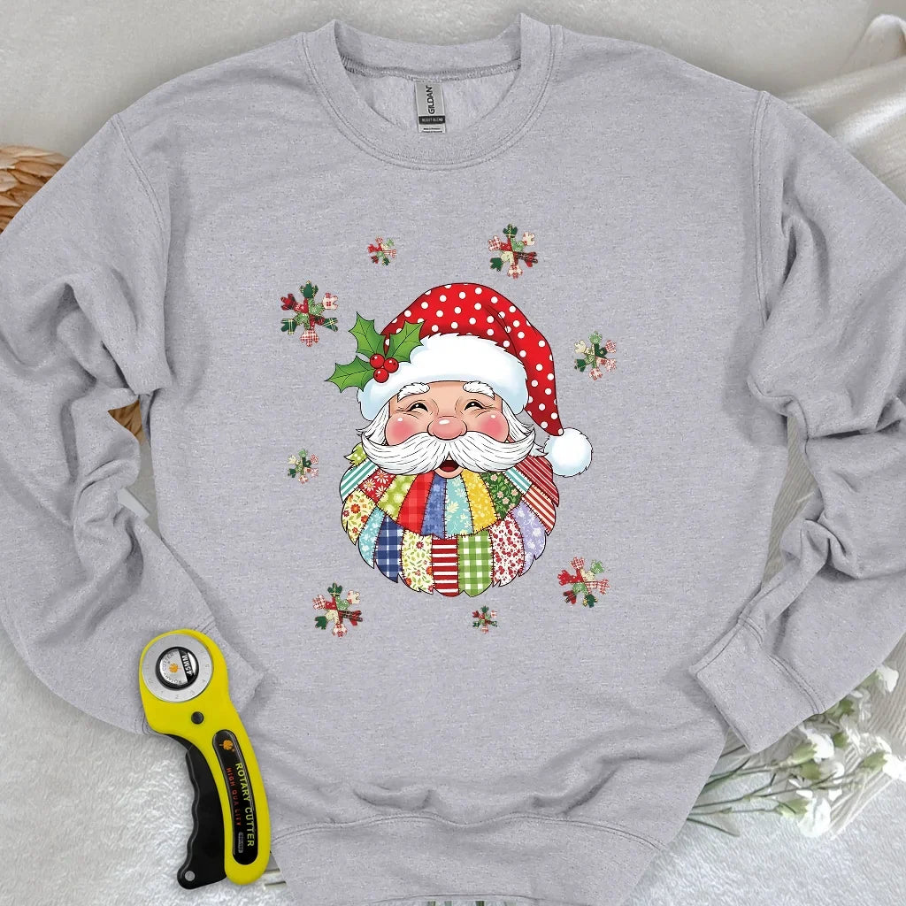 Santa Claus Patch Sweatshirt