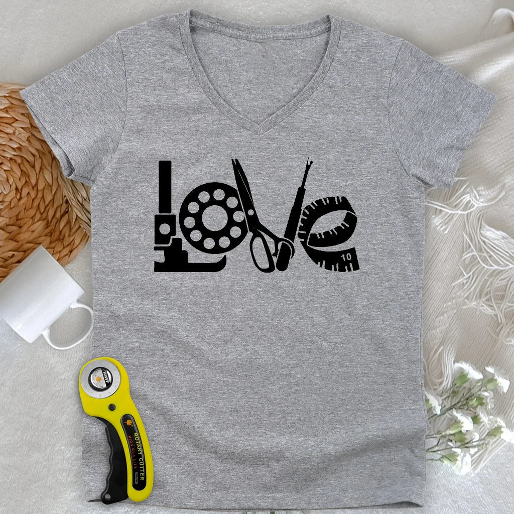 Sew In Love Lady V-neck
