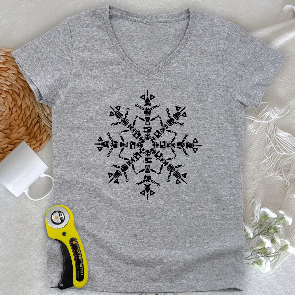 Sewflake Lady V-neck
