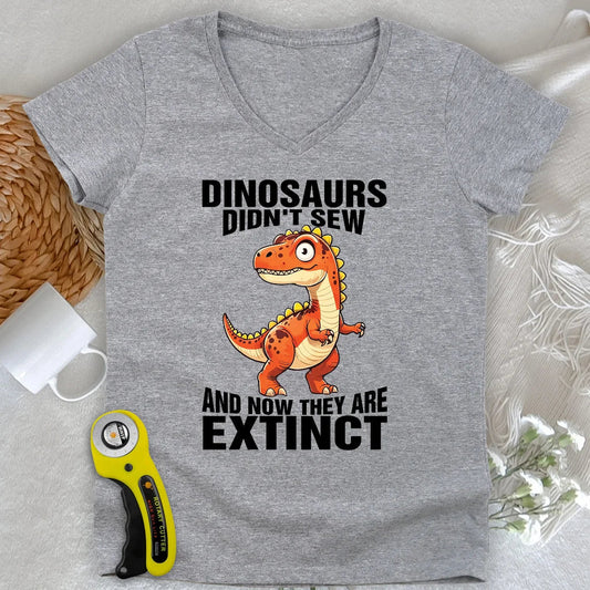 Sewing Extinction Lady V-neck