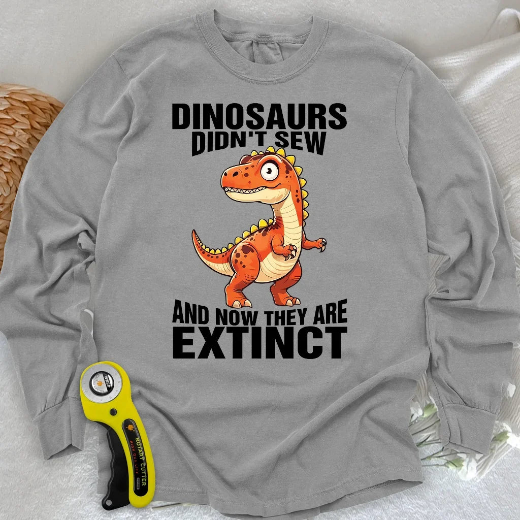 Sewing Extinction Long Sleeve T-shirt