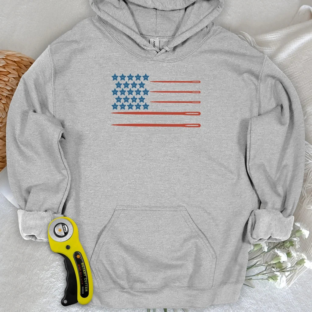 Sewing Flag Hoodie