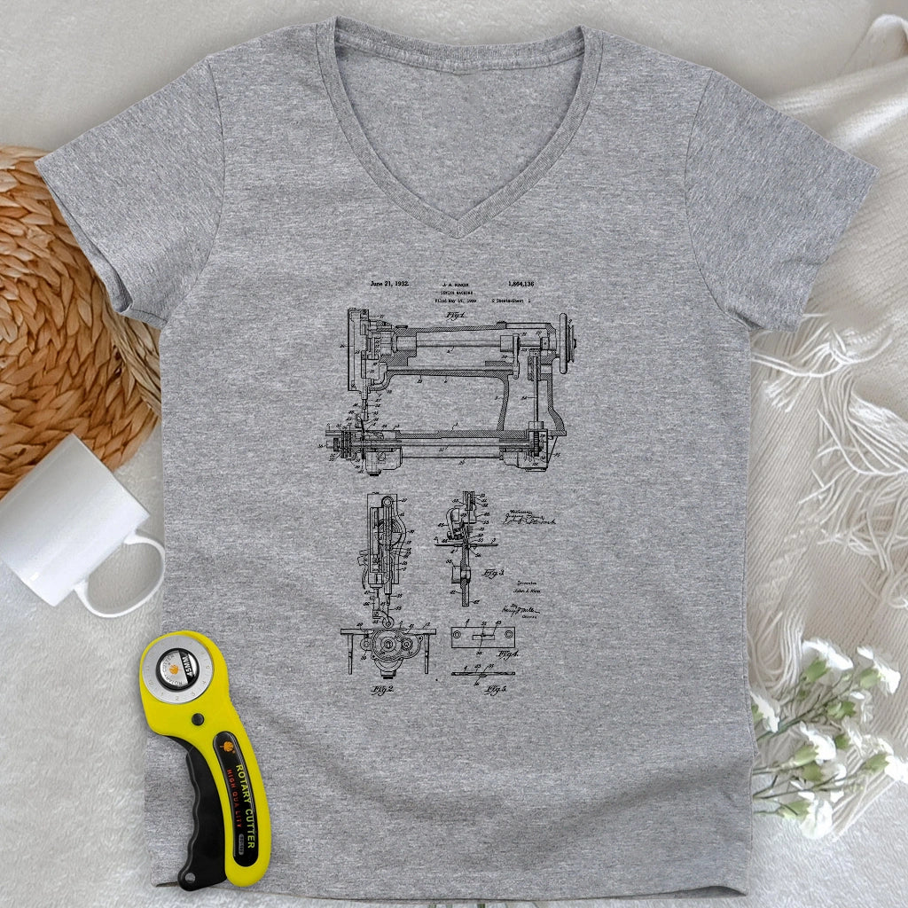 Sewing Pattern Lady V-neck