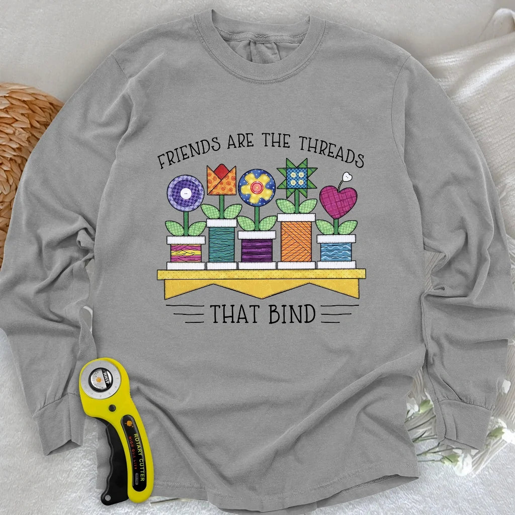 Spool Flowers Long Sleeve T-shirt