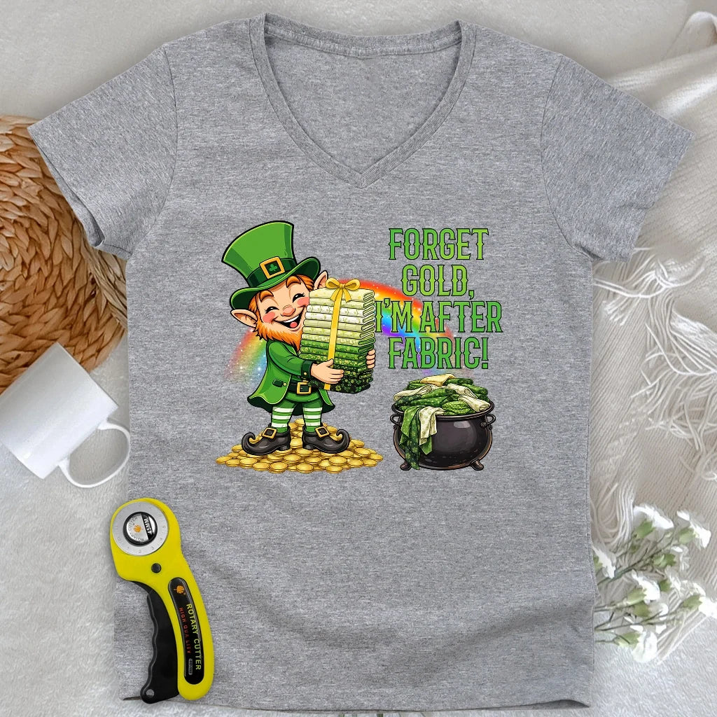 Stash Over Gold Lady V-neck