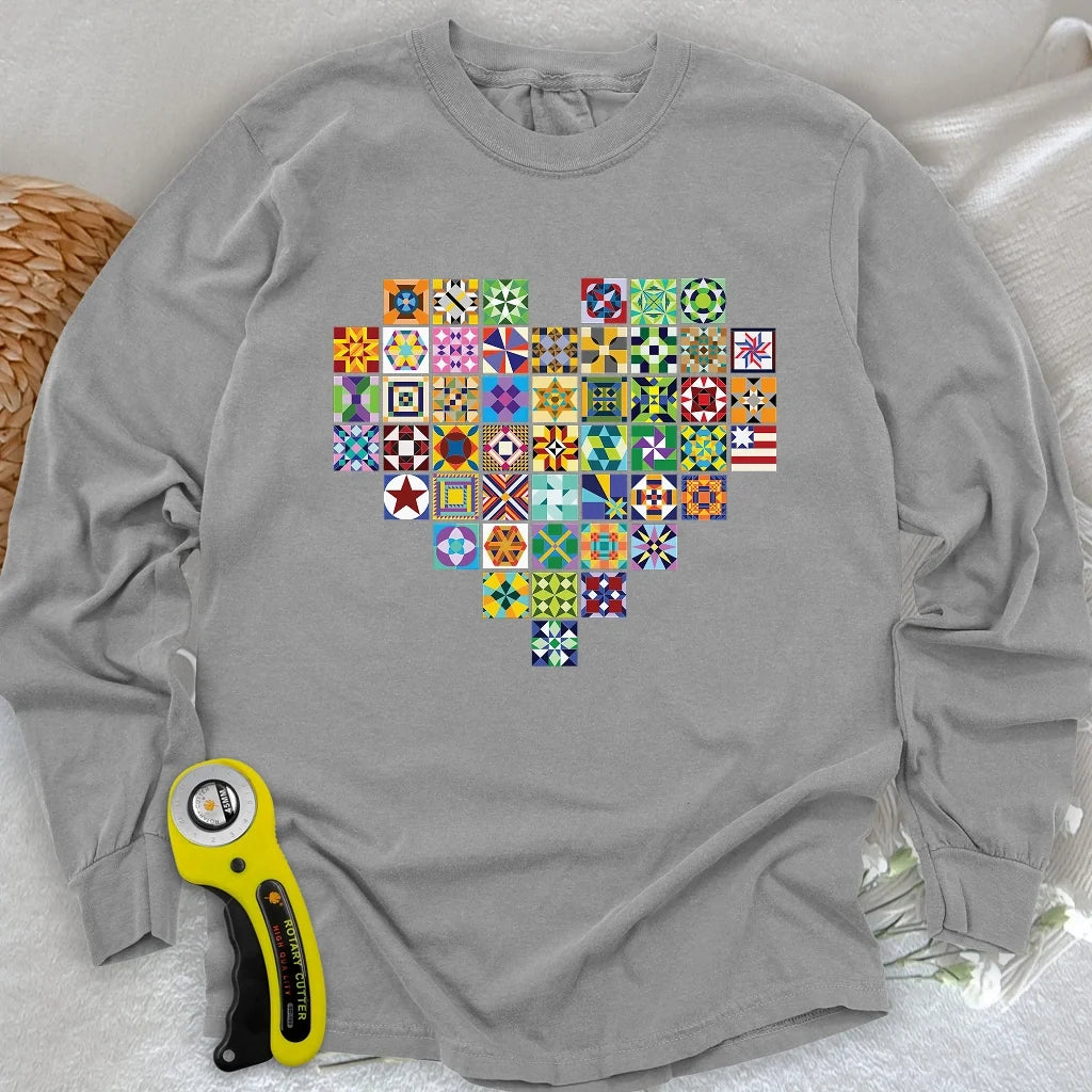 States of quilt Long Sleeve T-shirt