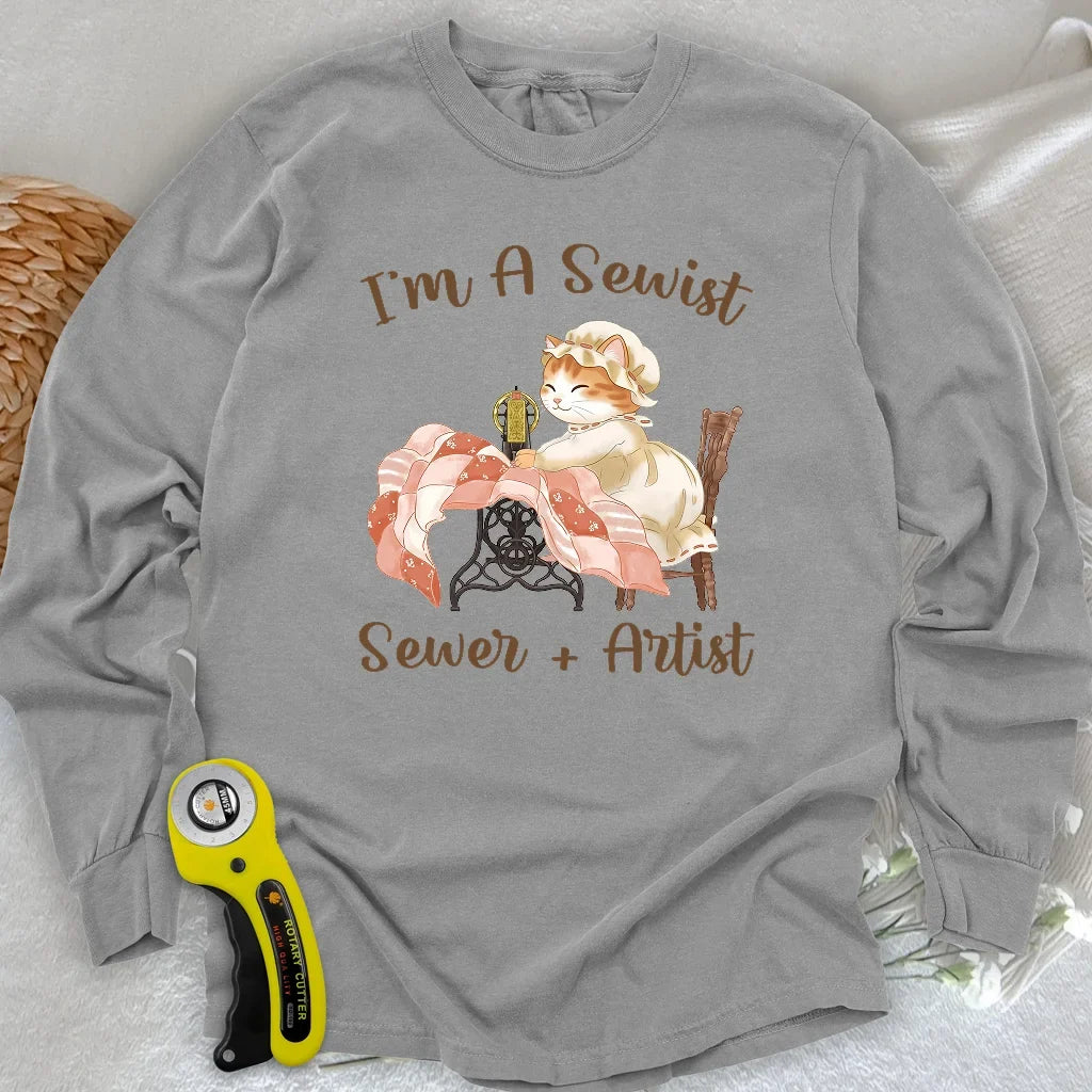 Stitching Serenity Long Sleeve T-shirt