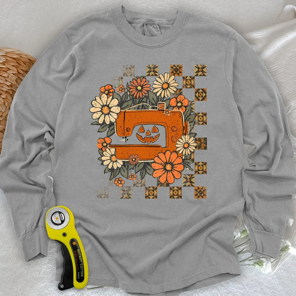 The Jack-o’-Quilter Long Sleeve T-shirt