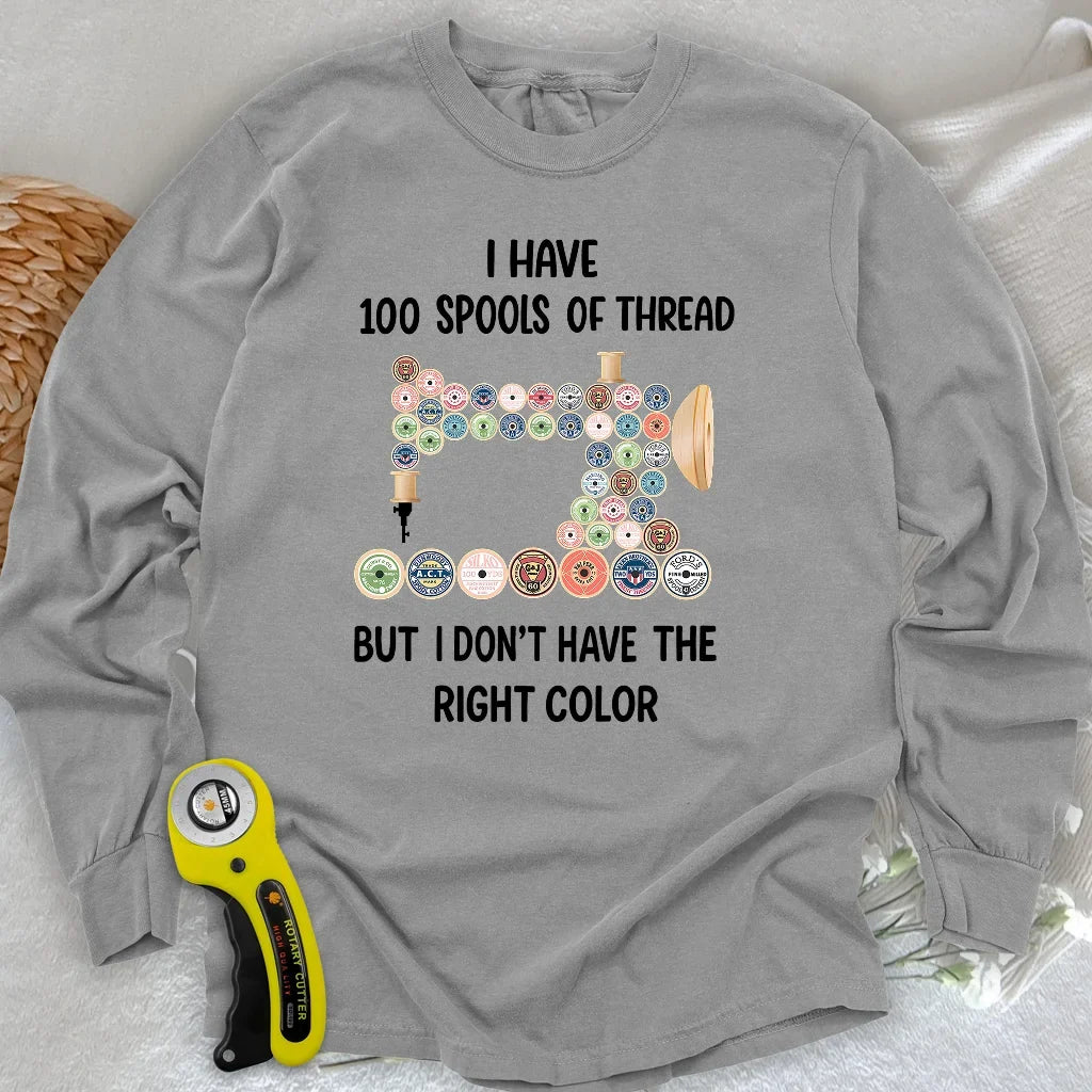Threadful but Colorless Long Sleeve T-shirt