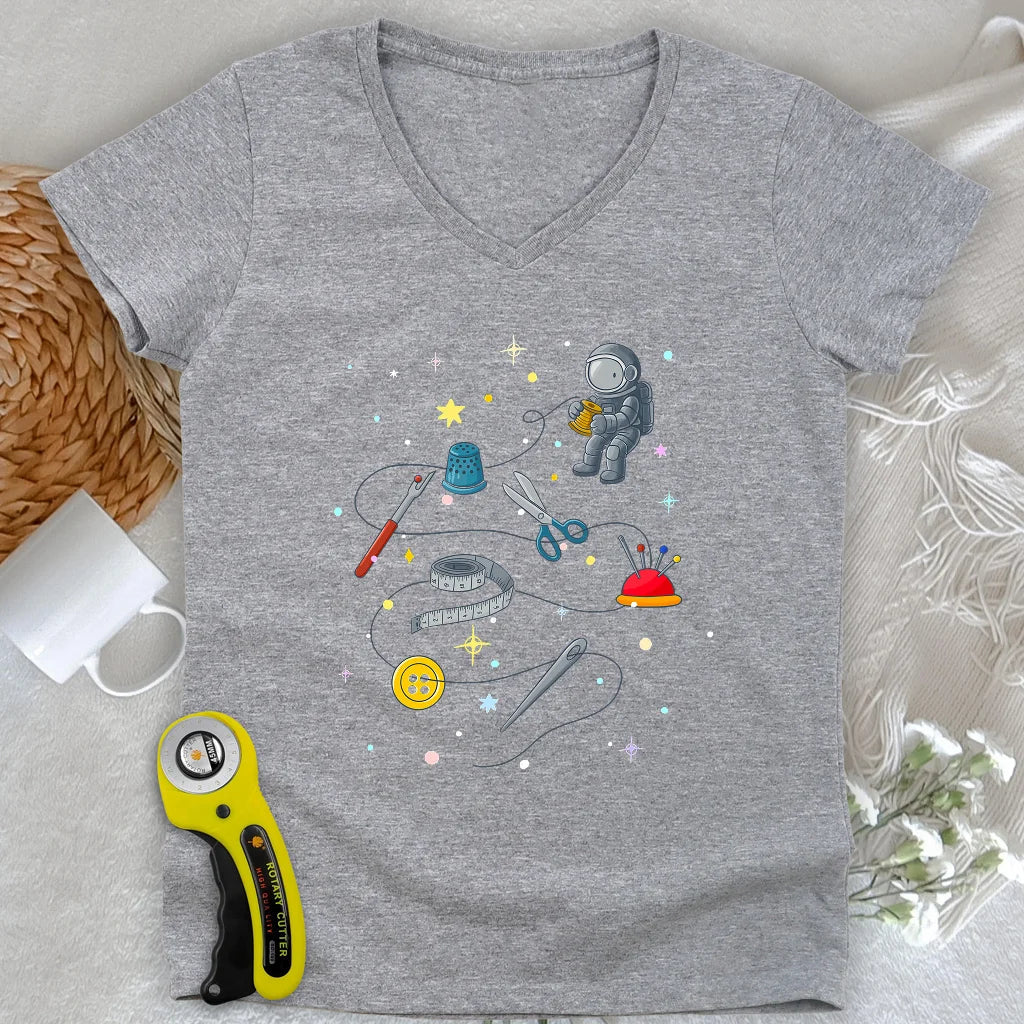 Through the Stars Lady V-neck