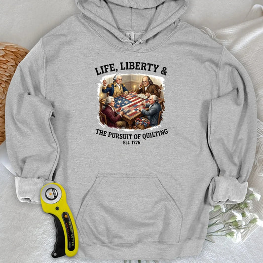 United We Quilt 1776 Hoodie
