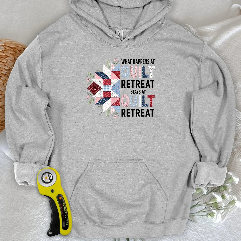 What Happens At Quilt Retreat Hoodie