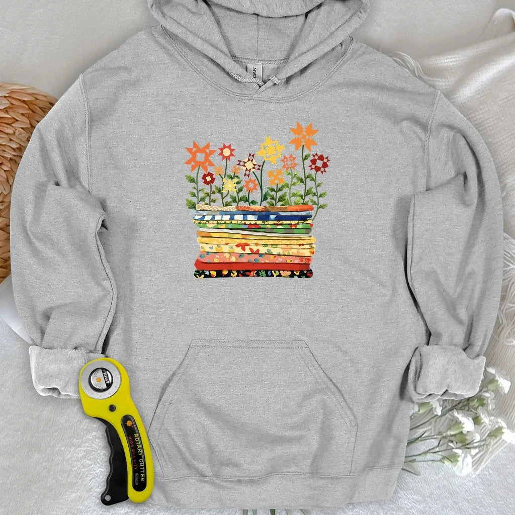 Where Quilts Bloom Hoodie