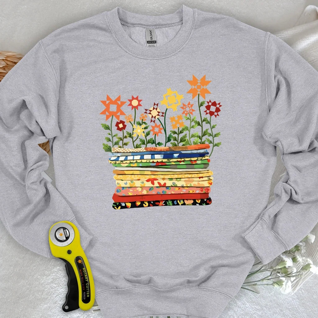 Where Quilts Bloom Sweatshirt