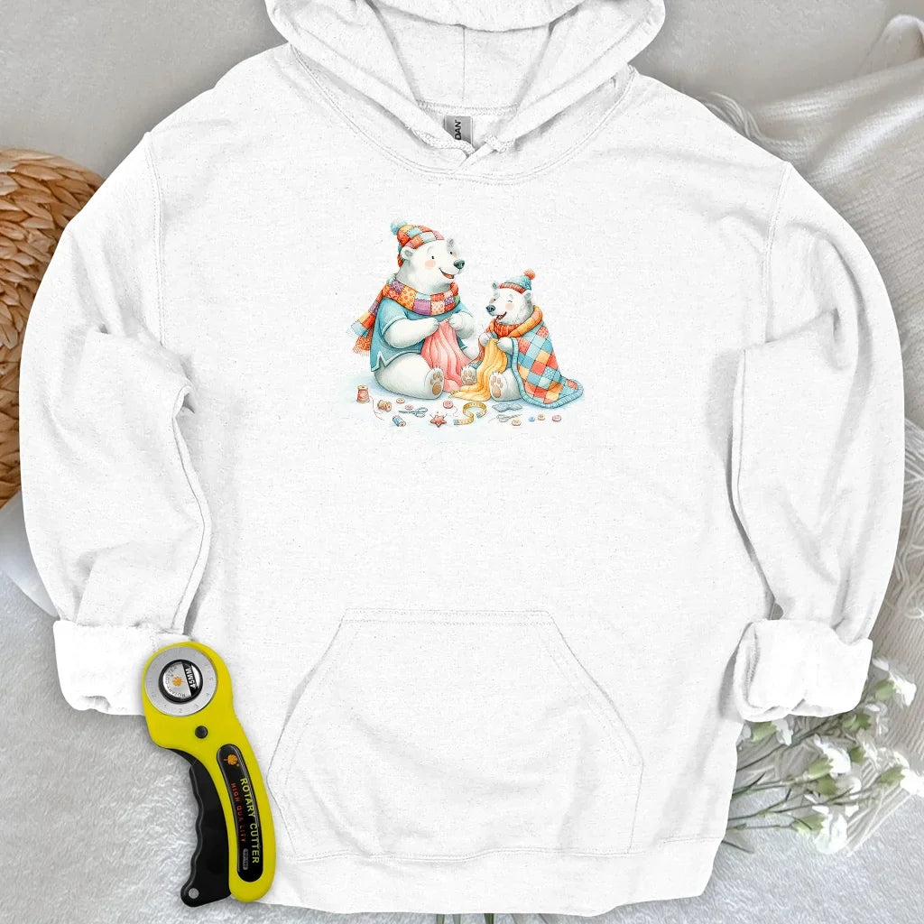Beary Quilt Time Hoodie