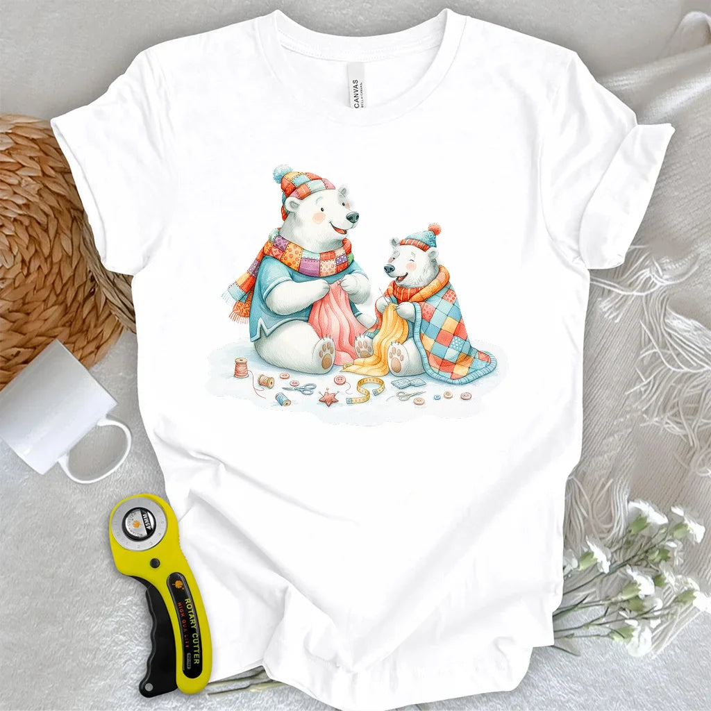 Beary Quilt Time T-shirt